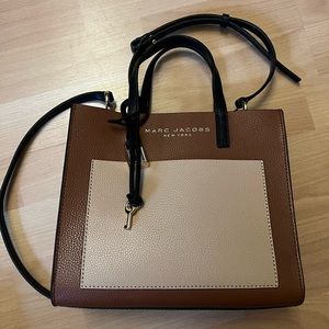 Marc Jacobs Brown and Tan Crossbody Bag